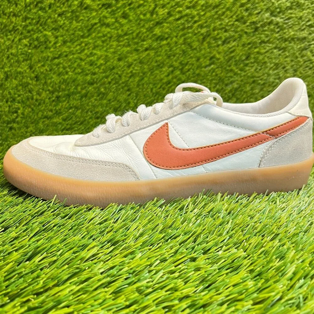 Nike Killshot 2 Mens Size 8 Cream‎ Sail Orange Athletic Leather Shoes Sneakers